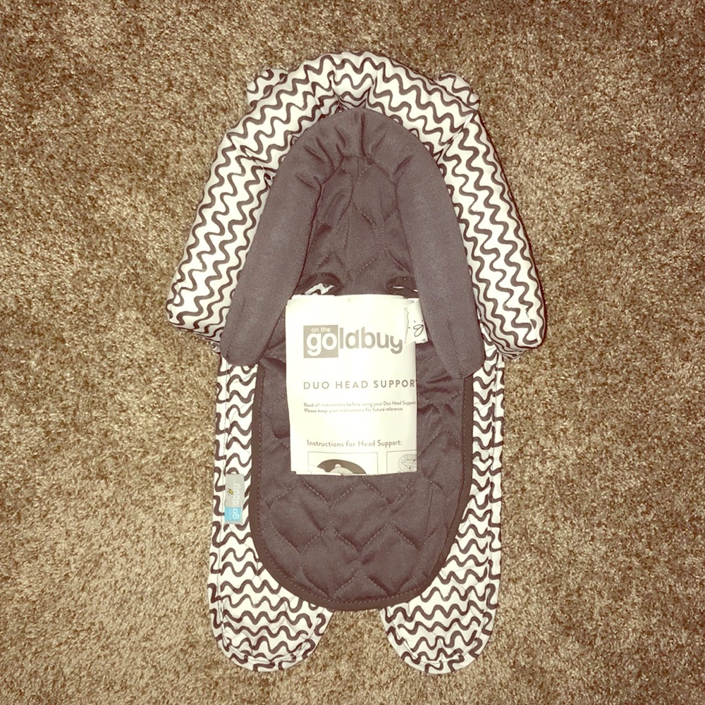 Duo head supporter for baby car seat.